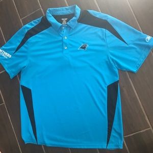 Men’s large Reebok golf shirt Carolina Panthers